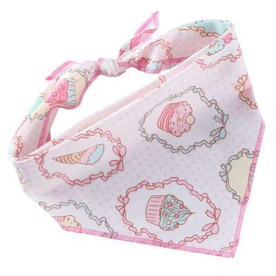 Promotional Pet Bandana Stocked Dog Scarf Multifunctional Triangle Dog Bandana Collar