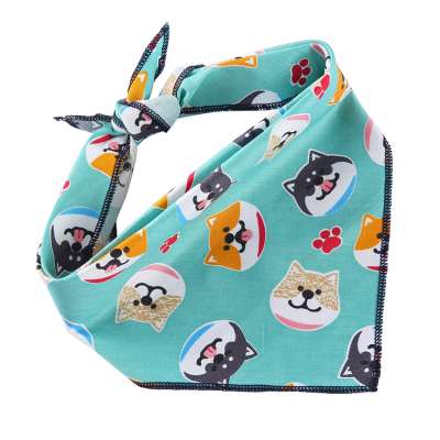 Adorable Cotton Dog Bids Small Pet Triangle Collar Dog Scarf Bandana Collar Wholesale