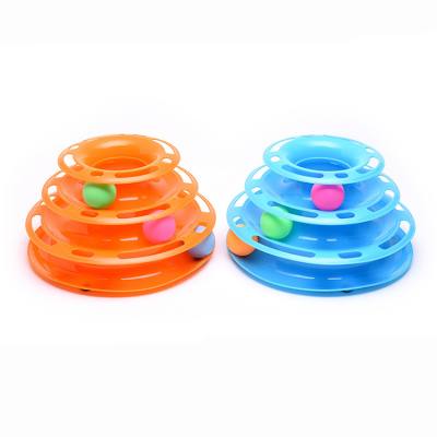 Cat Tracks Cat Toy Fun Levels of Interactive Play Circle Track with Moving Balls Kitty's Hunting Toy